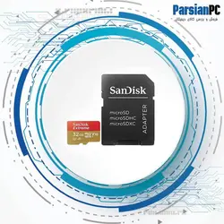 کارت حافظه EXTREME MICRO SDXC V30 4K CARD W ADAPTER 100MB/S ظرفیت 32 گیگابایت