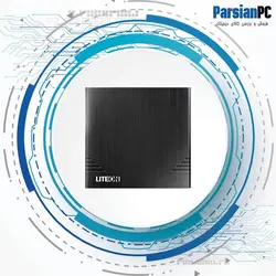 درایو نوری اکسترنال لایتون DVD RW LITEON EXTERNAL EBAU108 BLACK