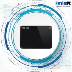 هارد اکسترنال توشیبا ظرفیت 2 ترابایت CANVIO ADVANCE BLACK