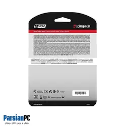 هارد دیسک اینترنال  کینگستون SSD KINGSTON A400 SA400S37 2.5 ظرفیت 120 گیگابایت