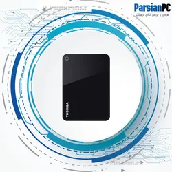 هارد اکسترنال توشیبا ظرفیت 1 ترابایت CANVIO ADVANCE BLACK