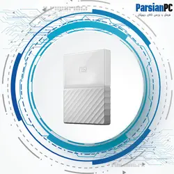 هارد اکسترنال وسترن دیجیتال ظرفیت 2 ترابایت  MY PASPORT WHITE