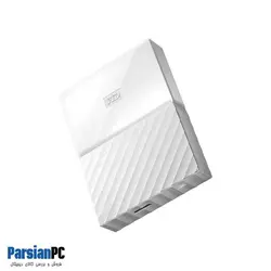 هارد اکسترنال وسترن دیجیتال ظرفیت 2 ترابایت  MY PASPORT WHITE