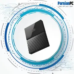 هارد اکسترنال وسترن دیجیتال ظرفیت 1 ترابایت  MY PASPORT  WDBYNN0010BBK BLACK