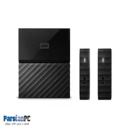 هارد اکسترنال وسترن دیجیتال ظرفیت 1 ترابایت  MY PASPORT  WDBYNN0010BBK BLACK