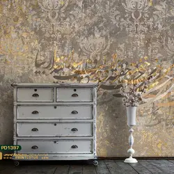 پوستر دیواری خطاطی شعر روی بکگراند گل کالیگرافی-کدpd1397