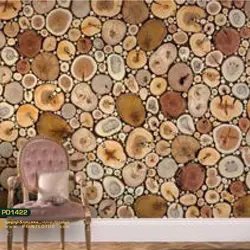 پوستر دیواری طرح بافت چوب-کدPD1422