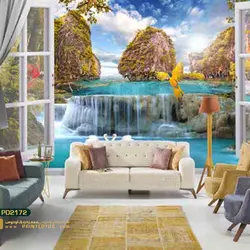 پوستر دیواری طرح منظره و طبیعت-کدpd2172