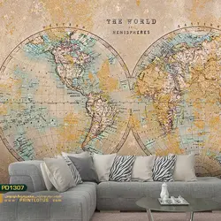 پوستر دیواری طرح نقش جهان-کدPD1307