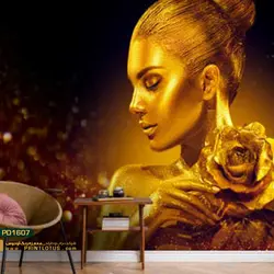 پوستر دیواری طلایی-کدpd1607