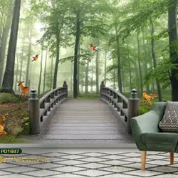 پوستر دیواری طرح منظره و طبیعت-کدPD1687