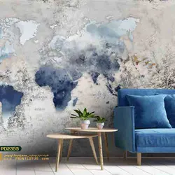 پوستر دیواری طرح نقش جهان-کد pd2355