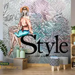 پوستر دیواری بوتیک-کدPD1812