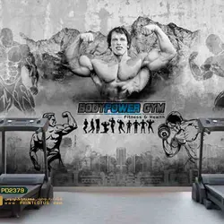 پوستر دیواری باشگاه بدنسازی-کدPD2379