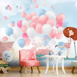 پوستر دیواری نقاشی دختر طرح کودک-کدpd1842