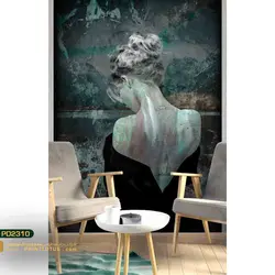 پوستر دیواری دختر طرح هنری-کدpd2310