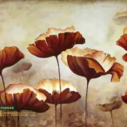 پوستر دیواری گل طرح هنری-کدpd2644