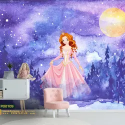 پوستر دیواری پرنسس طرح کودک-کدpd2109