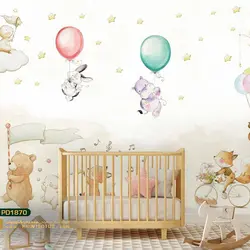 پوستر دیواری حیوانات طرح کودک-کدpd1870