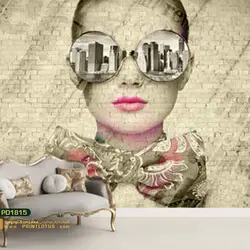 پوستر دیواری آجری اتاق نوجوان-کدpd1815