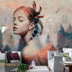 پوستر دیواری نقاشی اتاق نوجوان-کدpd1814