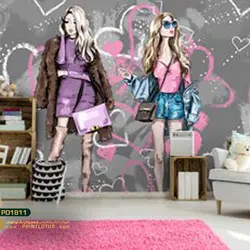 پوستر دیواری اتاق خواب دخترانه-کدpd1811