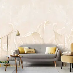 پوستر دیواری برگ سفید مخصوص لوتوس-کدpd1520