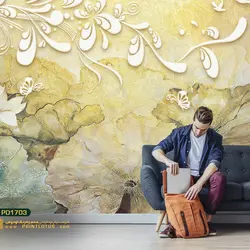 پوستر دیواری گل مخصوص لوتوس-کدpd1703