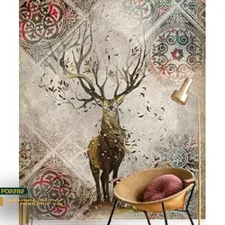 پوستر  دیواری طرح گوزن مخصوص لوتوس-کدpd2292