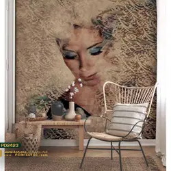 پوستر دیواری چهره مخصوص لوتوس-کدpd2423