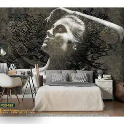 پوستر دیواری دختر مخصوص لوتوس-کدpd2428