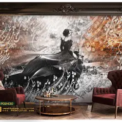 پوستر دیواری نستعلیق و دختر مخصوص لوتوس-کدpd2430