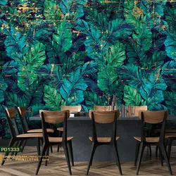 پوستر دیواری برگ سبز نگاره-کدpd1333