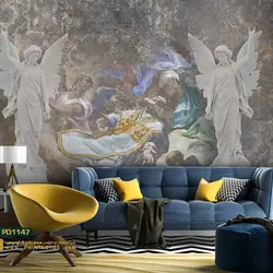 پوستر دیواری فرشته و میکلانژ نگاره-کدpd1147