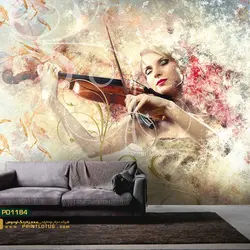 پوستر دیواری گیتاریست نگاره-کدpd1184