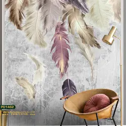 پوستر دیواری پر رنگی سفید و صورتی نگاره-کدpd1462