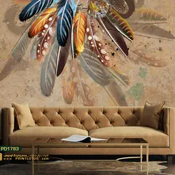 پوستر دیواری پر رنگی سه بعدی نگاره-کدpd1783