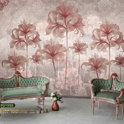 پوستر دیواری گل بزرگ نارنجی نگاره-کدpd1559