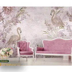 پوستر دیواری گل و لک لک نگاره-کدpd2462