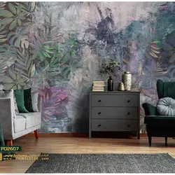 پوستر دیواری برگ بکگراند نقش دار نگاره-کدpd2607