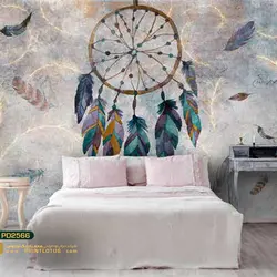 پوستر دیواری پر رنگی آویزون به حلقه نگاره-کدpd2566