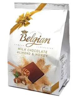 شکلات پاکتی شیری بادام و عسل 153 گ بلژین