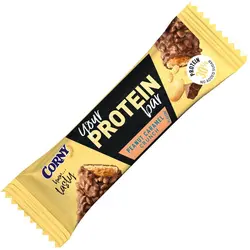 شکلات پروتئین کارامل و بادام زمینی کرانچی 45 گ کورنی