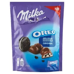 میلکا شکلات اورجینال پاکتی مینی با اورئو 153 گ 10*1