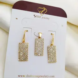 سرویس برنجی تمام نگین‌