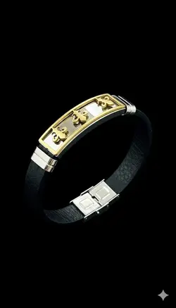 نیم ست استیل طلایی