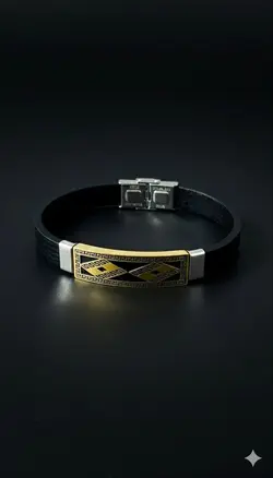 نیم ست استیل طلایی