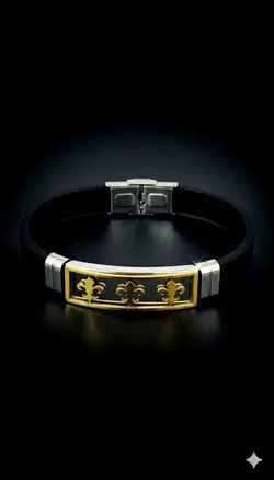 نیم ست استیل طلایی