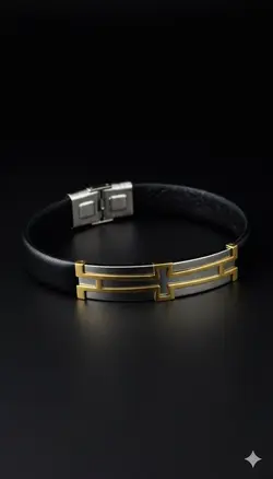 نیم ست استیل طلایی