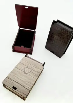 جعبه نیم ست چوبی ظریف